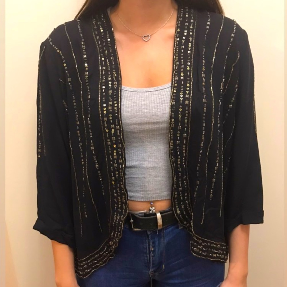 Ella Moss Beaded Kimono